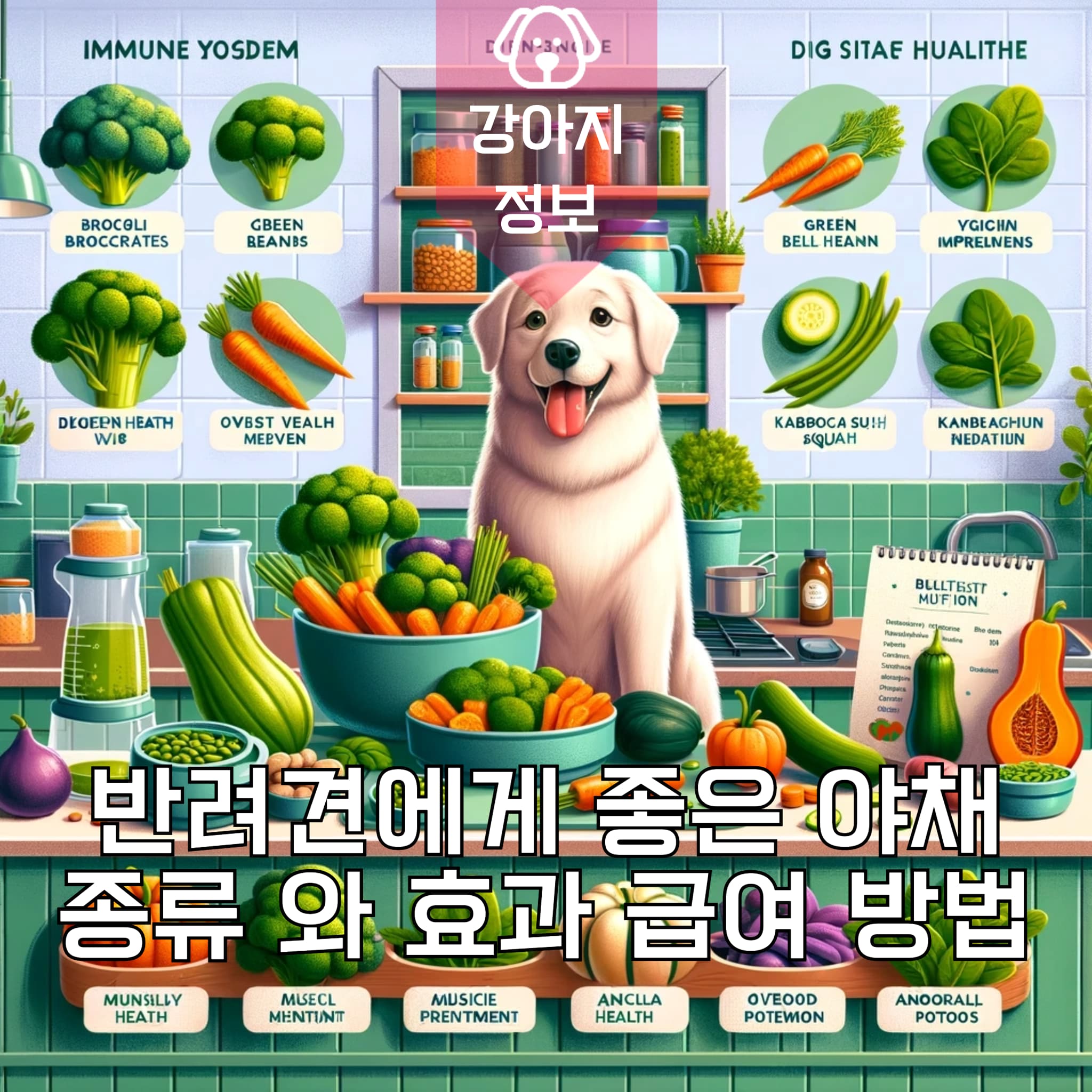 반려견에게 좋은 야채 종류 와 효과 급여 방법