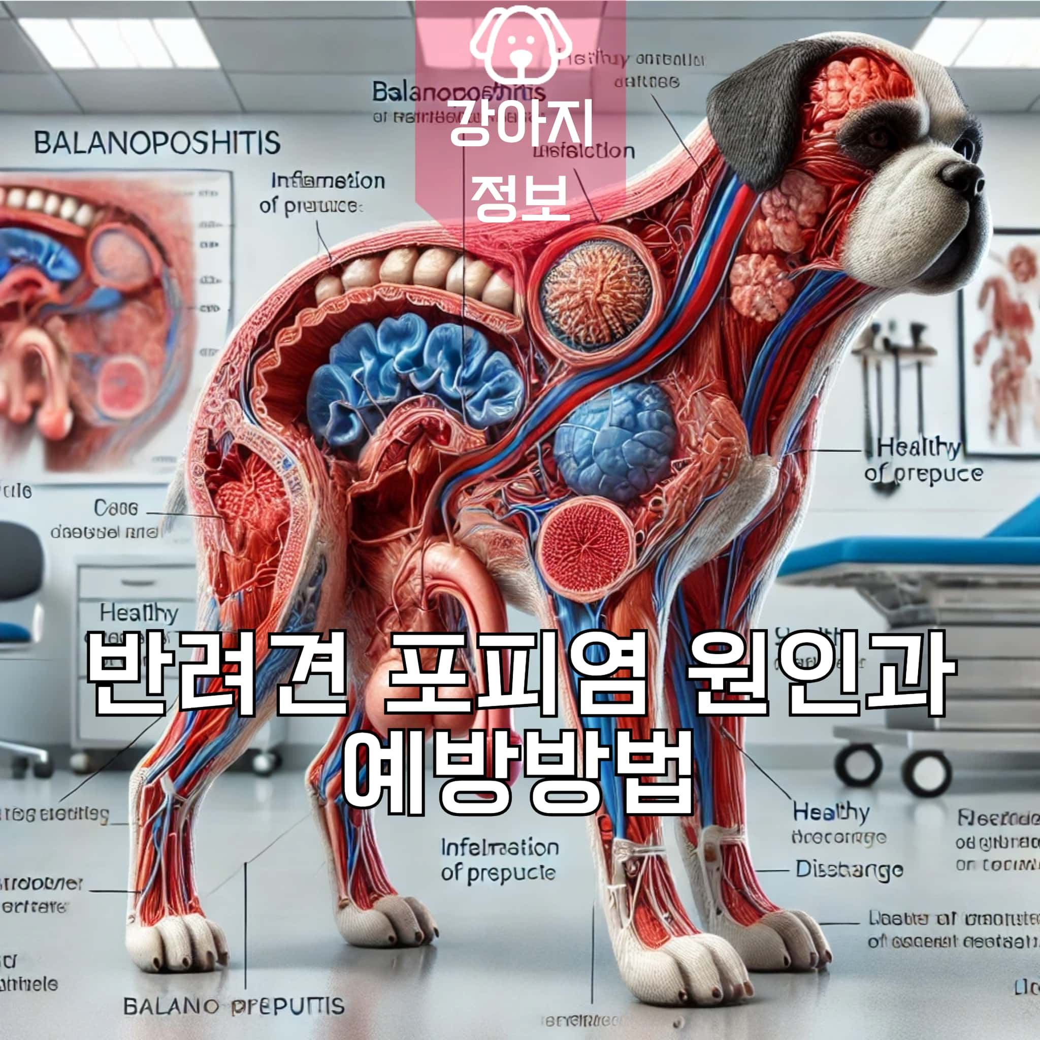 반려견 포피염 원인과 예방방법