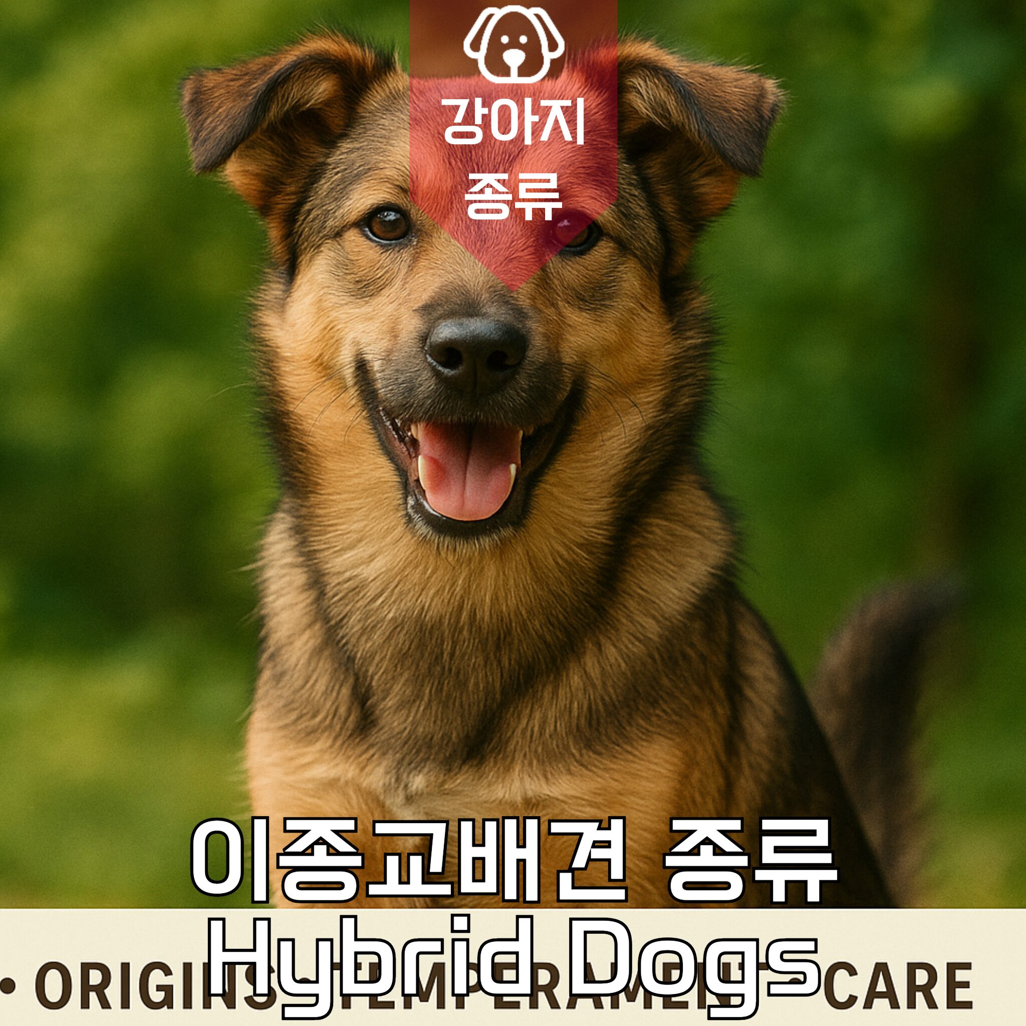 야생의 유전자를 품은 세상에서 가장 특별한 이종교배견의 모든 것